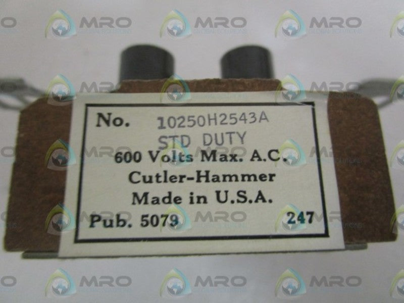 CUTLER HAMMER 10250H2543 PUSHBUTTON UNIT (MISSING ACCESSORIES)  NSMP