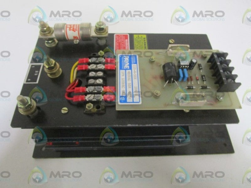 PAYNE ENGINEERING 11D-4-50X 480VAC 50A POWER CONTACTOR  NSNP