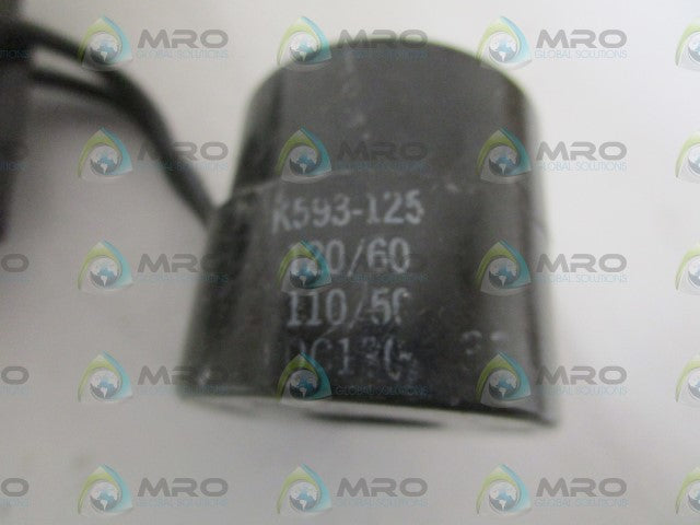 PARKER K593-125 COIL 110/120V *NEW NO BOX*