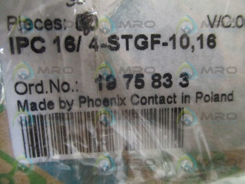 PHOENIX CONTACT IPC16/4-STGF-10,16 1975833 PLUG  NSNP