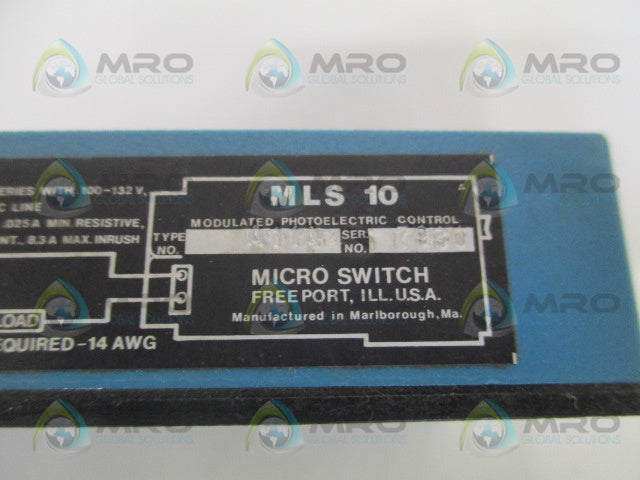 MICROSWITCH MLS10-A11A MODULATED PHOTOELECTRIC CONTROL *USED*