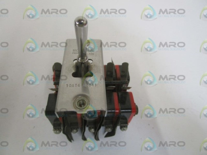 MICRO SWITCH 10AT4 TOGGLE SWITCH  NSMP