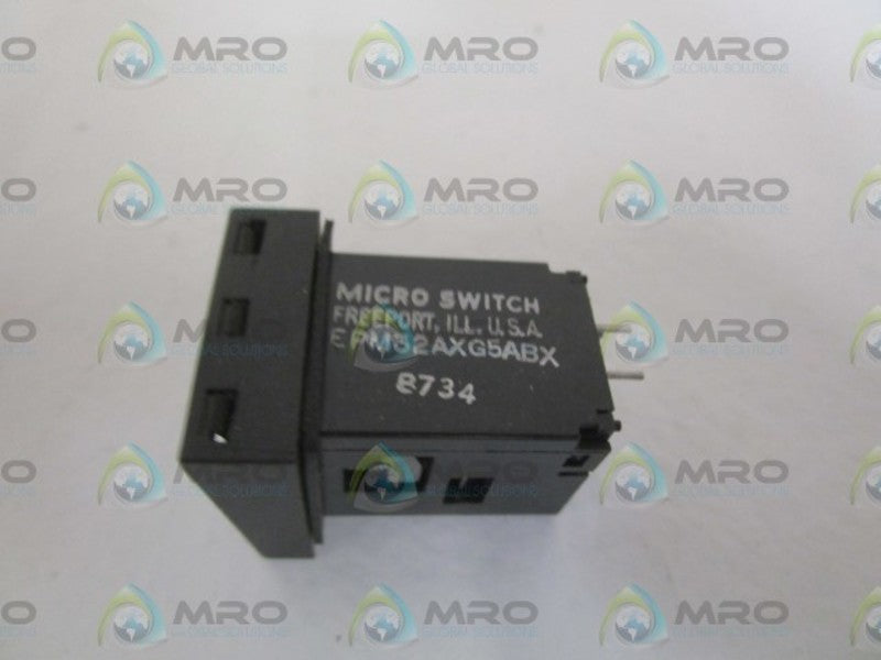 MICRO SWITCH EPM32AXG5ABX PUSHBUTTON SWITCH (WHITE)  NSMP