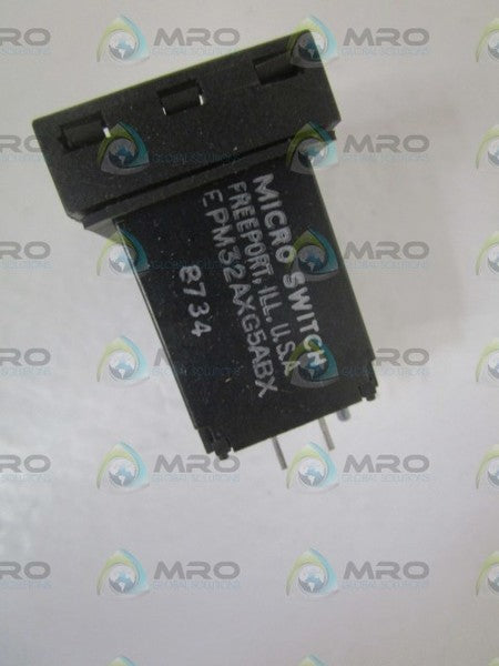 MICRO SWITCH EPM32AXG5ABX PUSHBUTTON SWITCH (WHITE)  NSMP