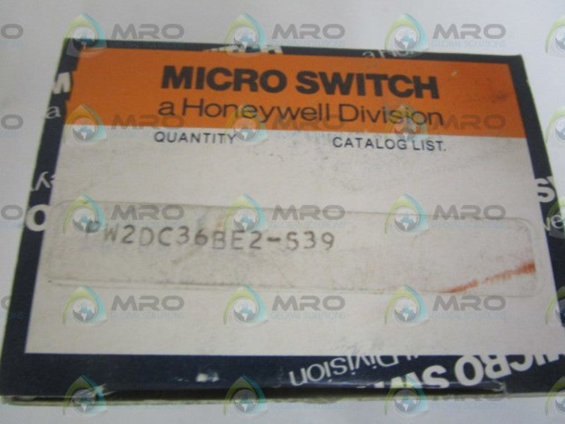 MICRO SWITCH PW2DC36BE2-S39 SWITCH  NSMP