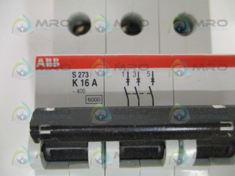 ABB S273-K16 CIRCUIT BREAKER 16A  NSNP