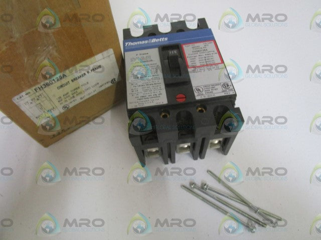 THOMAS & BETTS FH360125A CIRCUIT BREAKER 125AMP *NEW IN BOX*
