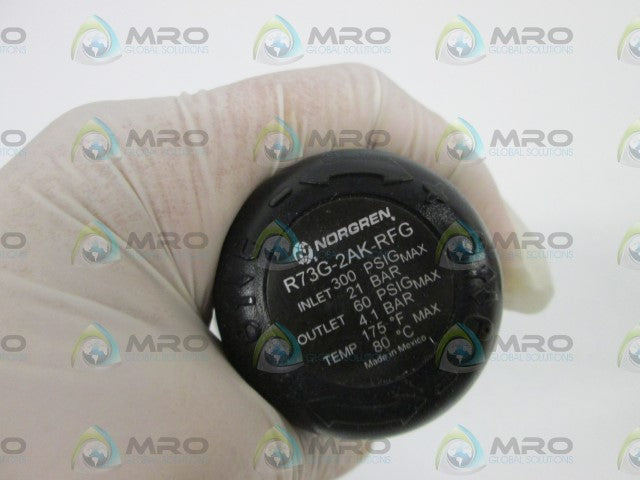 NORGREN REGULATOR 1/4" R73G-2AK-RFG *NEW NO BOX*