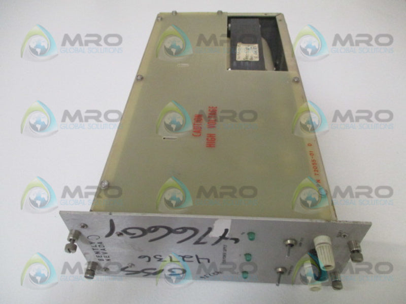 BENTLY NEVADA S7200-R 72050-01-01 POWER SUPPLY (AS PICTURED)  UNMP
