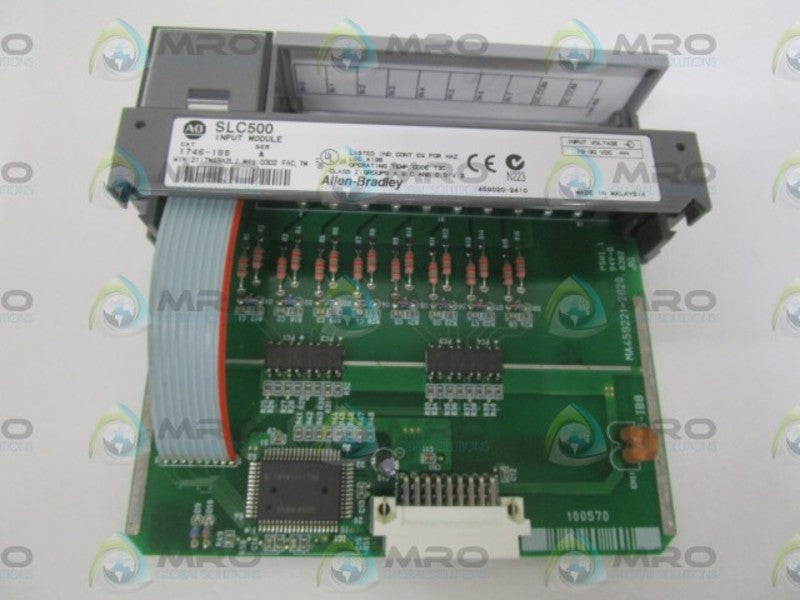 INDUSTRIAL SPARE PART SLC 500 1746-IB8 SER. A MODULE (REMANUFACTURED)  NSMP