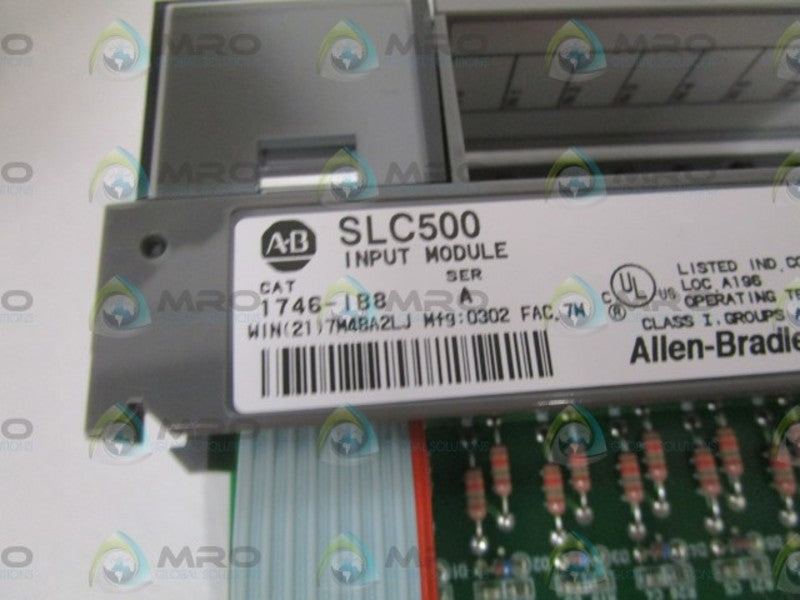 INDUSTRIAL SPARE PART SLC 500 1746-IB8 SER. A MODULE (REMANUFACTURED)  NSMP