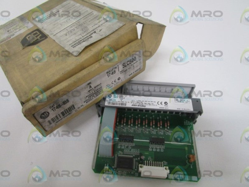 INDUSTRIAL SPARE PART SLC 500 1746-IB8 SER. A MODULE (REMANUFACTURED)  NSMP