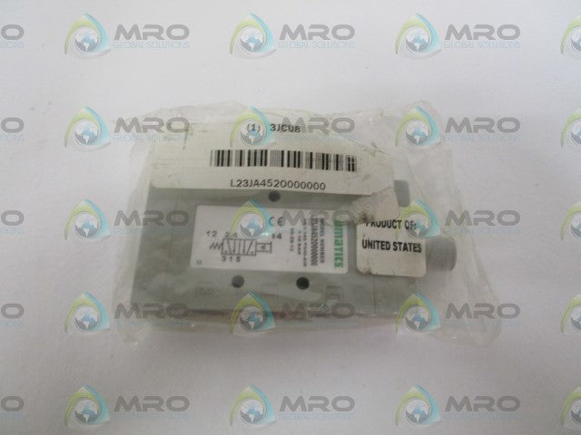 NUMATICS L23JA452O000000 SOLENOID VALVE *NEW IN FACTORY BAG*