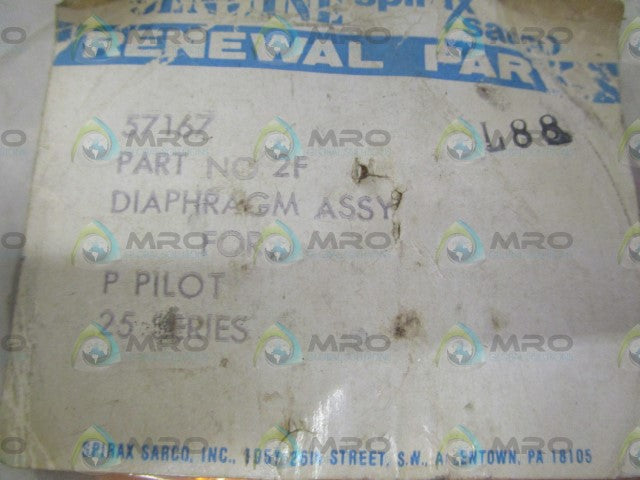SPIRAX SARCO 57167 DIAPHRAGM ASSEMBLY *NEW IN FACTORY BAG*