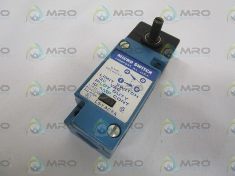 MICROSWITCH LSYAC5A LIMIT SWITCH *NEW NO BOX*