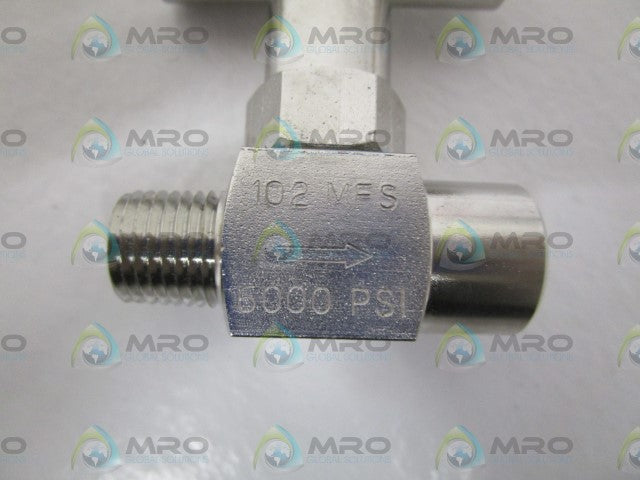 NOSHOK 102-MFS MINI VALVE 1/4" *NEW IN BOX *