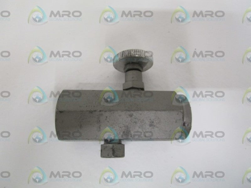 DELTROL CONTROLS F25S FLOW CONTROL VALVE  UNMP