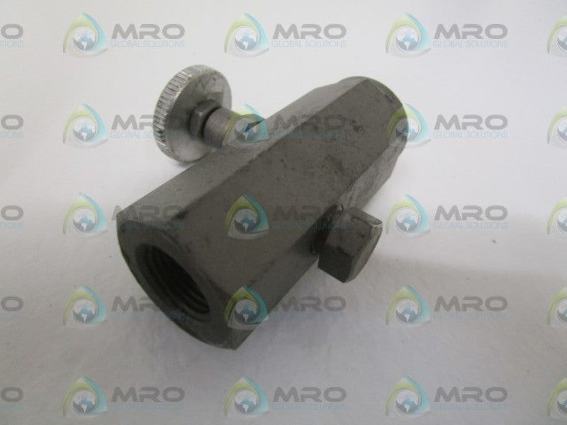 DELTROL CONTROLS F25S FLOW CONTROL VALVE  UNMP