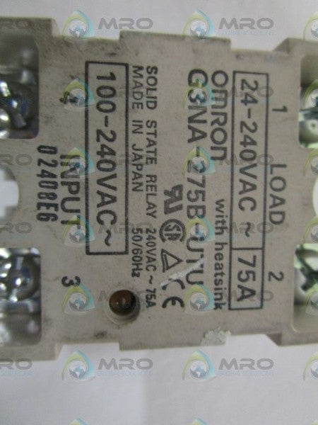 OMRON G3NA-275B-UTU SOLID STATE RELAY *USED*