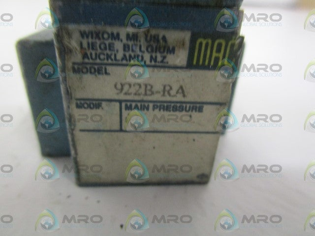 MAC 922B-RA SOLENOID VALVE *USED*