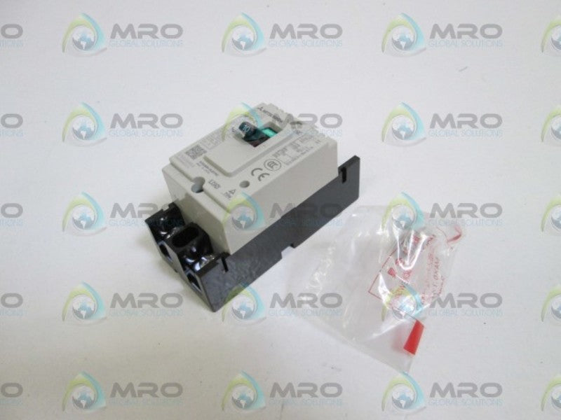 LOT OF 2 MITSUBISHI CIRCUIT BREAKER 2P 10A NF30-CS (GRAY)  NSMP