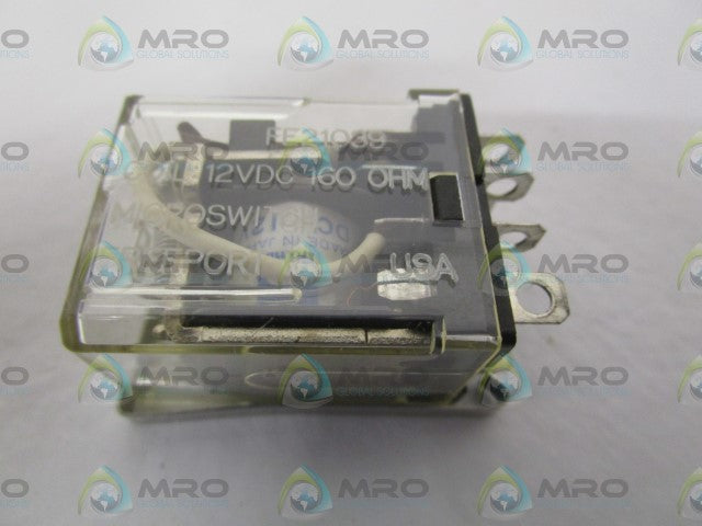 MICROSWITCH FE-21039RY PHOTOELECTRIC RELAY 12VDC 160 OHM *NEW IN BOX*