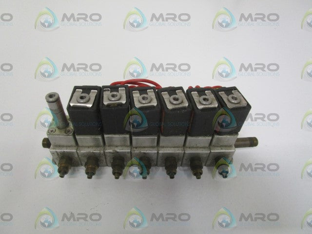 LOT OF 6 ASCO U8380B2 SOLENOID VALVE *USED*
