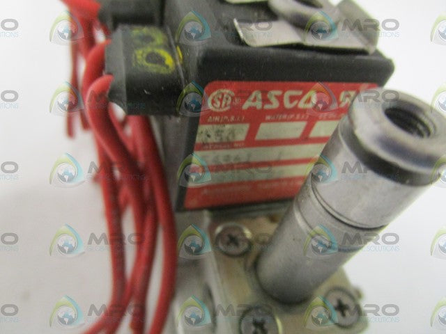 LOT OF 6 ASCO U8380B2 SOLENOID VALVE *USED*