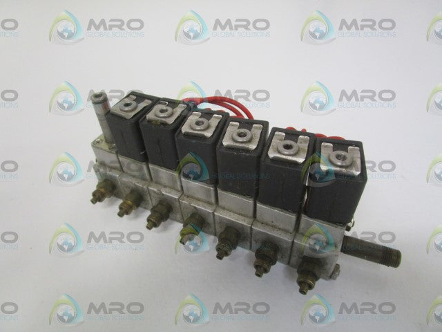 LOT OF 6 ASCO U8380B2 SOLENOID VALVE *USED*
