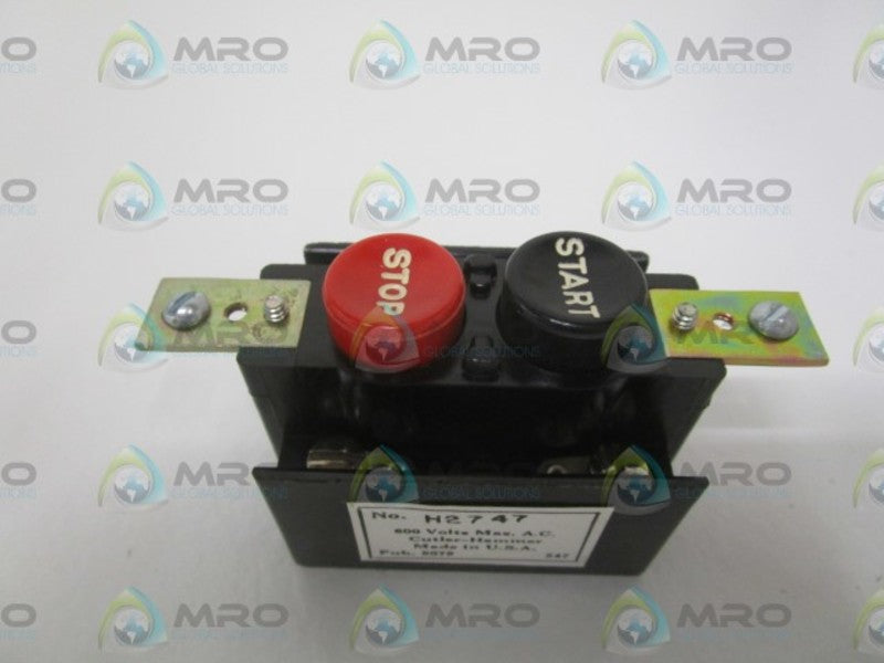 CUTLER-HAMMER H2747 PUSHBUTTON STATION  NSNP
