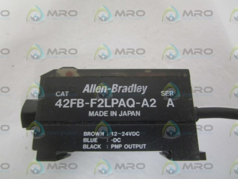 INDUSTRIAL SPARE PART 42FB-F2LPAQ-A2 SER. A PHOTOELECTRIC FIBER OPTIC  UNMP