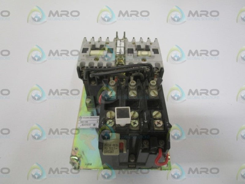 INDUSTRIAL SPARE PART 505-TOD SER. B REVERSING STARTER (AS PICTURED)  UNMP