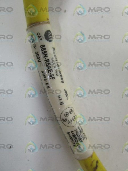 ALLEN BRADLEY 889N-R5AE-6F SER. B CABLE CORDSET (AS PICTURED)  UNMP