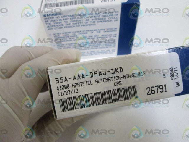 LOT OF 3 MAC VALVE 35A-AAA-DFAJ-1KD *NEW IN BOX*