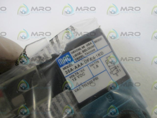 LOT OF 3 MAC VALVE 35A-AAA-DFAJ-1KD *NEW IN BOX*