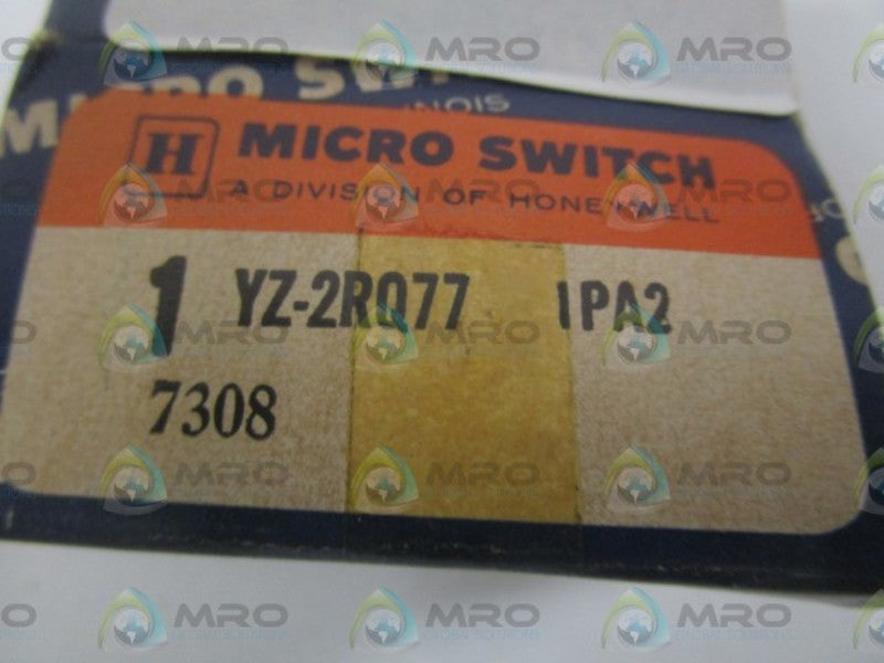 MICRO SWITCH YZ-2RQ77/1PA2 LIMIT SWITCH  NSMP