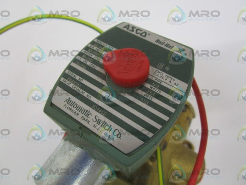 ASCO 8344G0 SOLENOID VALVE (AS PICTURED)  NSNP