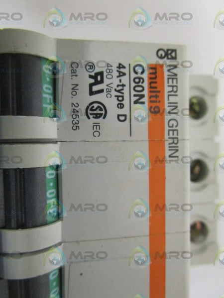 MERLIN GERIN 24535 CIRCUIT BREAKER 4A *NEW NO BOX*