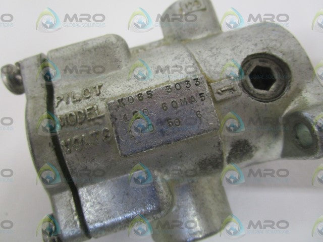 PARKER K065-3033 PILOT SOLENOID VALVE *USED*
