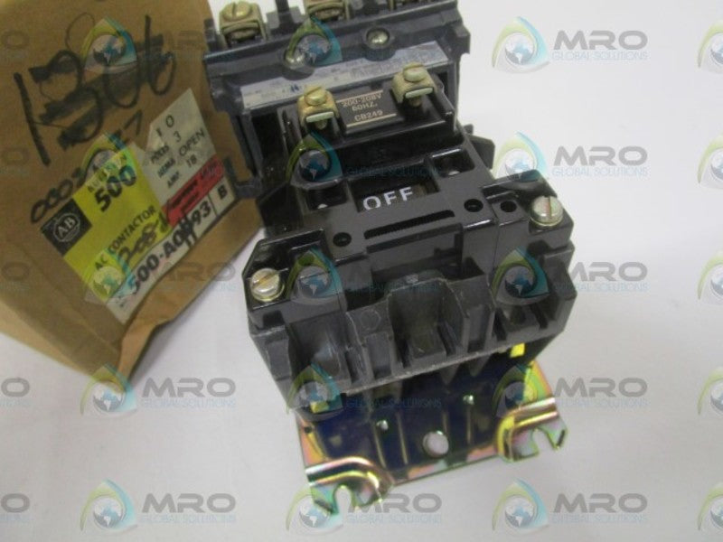 INDUSTRIAL SPARE PART 500-AOH93 SER. B 208V (AS PICTURED)  NSMP