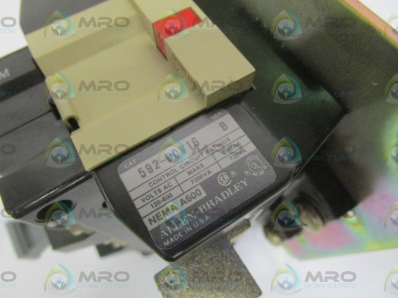 ALLEN BRADLEY 592-DOV16 SER. B (AS PICTURED)  NSNP