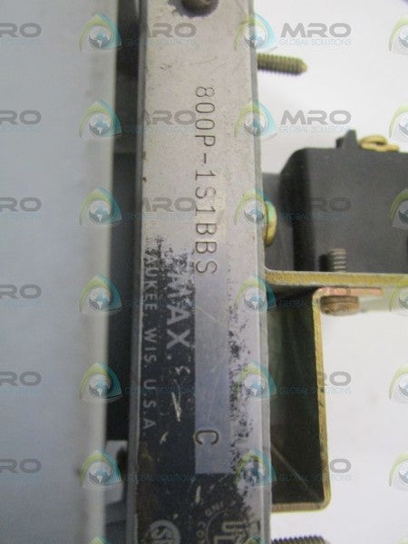 ALLEN BRADLEY 800P-1S1BBS SER. C PUSHBUTTON  UNMP