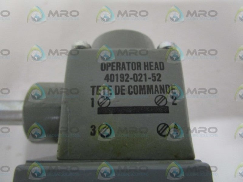 INDUSTRIAL SPARE PART 40192-021-52 OPERATING HEAD (AS PICTURED)  NSNP