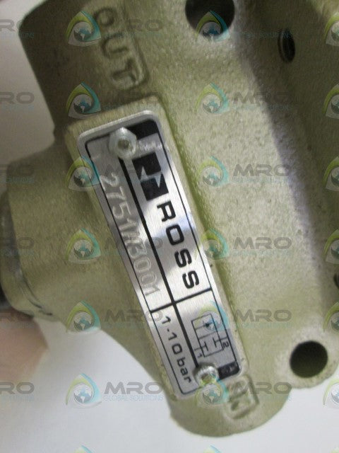 ROSS VALVE 2751A3001 *NEW NO BOX*