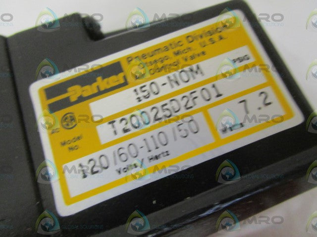 PARKER T20025D2F01 PNEUMATIC VALVE *NEW IN BOX*
