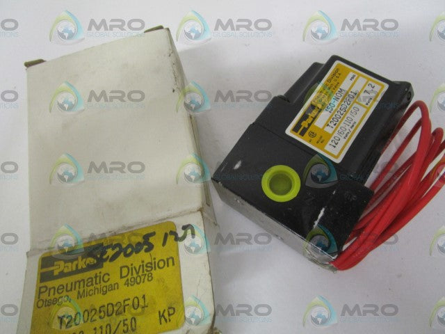 PARKER T20025D2F01 PNEUMATIC VALVE *NEW IN BOX*