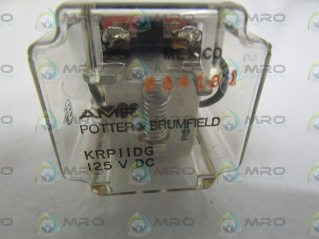 POTTER & BRUMFIELD KRP-11DG-125 RELAY 125VDC *NEW IN BOX*