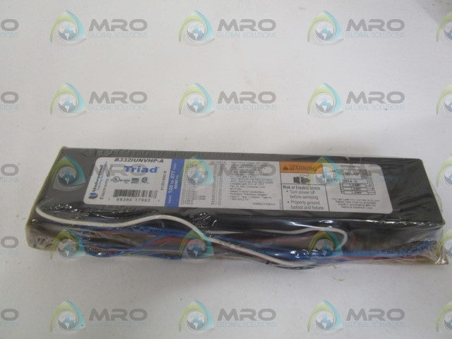 UNIVERSAL B332IUNVHP-A 120-277V BALLAST *NEW IN ORIGINAL PACKAGE*
