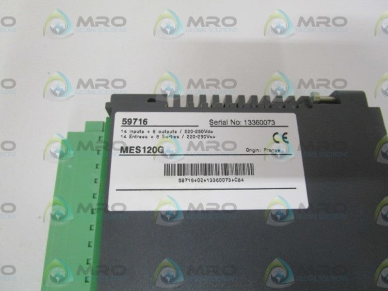 SCHNEIDER ELECTRIC 59716 MES120G 14 INPUTS  +6 OUTPUTS MODULE  NSMP