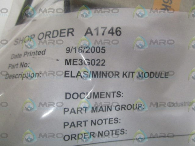 IMO PUMP ME3G022 ELAS/MINO KIT MODULE *NEW IN BOX*